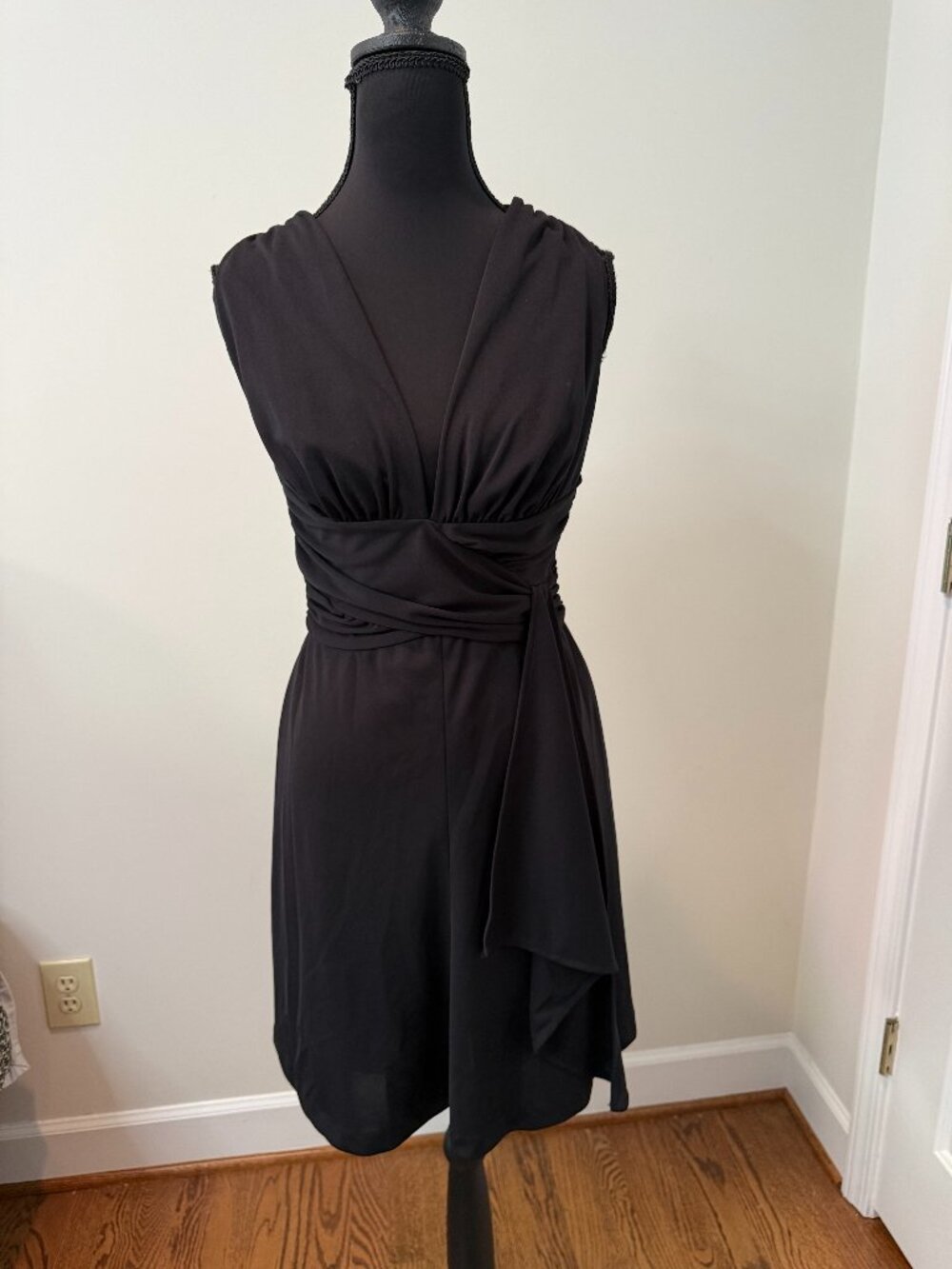 White House Black Market Sleeveless Black Dress